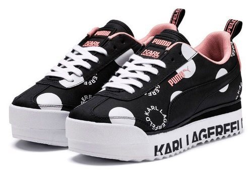 Deportivas para mujer de Puma x Karl Lagerfeld de la colección cápsula en homenaje a Karl Lagerfeld