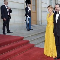 Nicolás de Grecia y Tatiana Blatnik en el 50 cumpleaños de Joaquín de Dinamarca