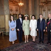 La Familia Real Sueca en la recepción oficial al Presidente de Corea del Sur