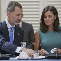 Los Reyes Felipe y Letizia presiden la reunión anual de la Fundación Princesa de Asturias