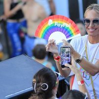 Luján Argüelles en el desfile del Orgullo 2019