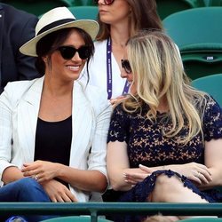 Meghan Markle en el partido de tenis de Wimbledon 2019