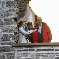 Magdalena de Suecia, Carlos Felipe de Suecia, Sofia Hellqvist y Erik Hellqvist en el Castillo de Borgholm