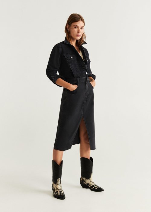 Falda vaquera de la colección otoño/invierno 2019 de Mango