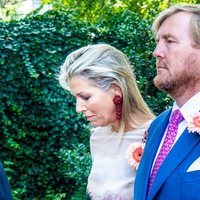Guillermo y Máxima de Holanda en el funeral de la Princesa Cristina