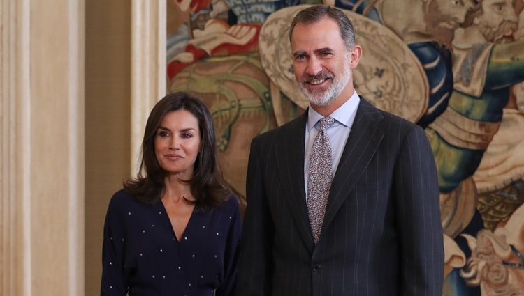 Los Reyes Felipe y Letizia en su primer acto oficial tras las vacaciones de verano 2019
