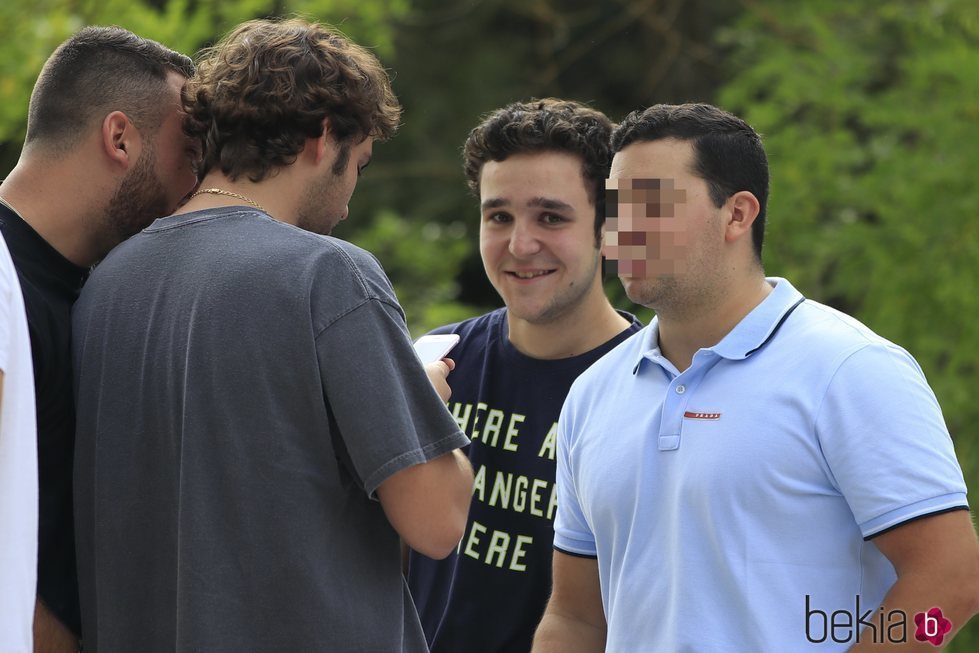 Froilán con sus amigos de la universidad