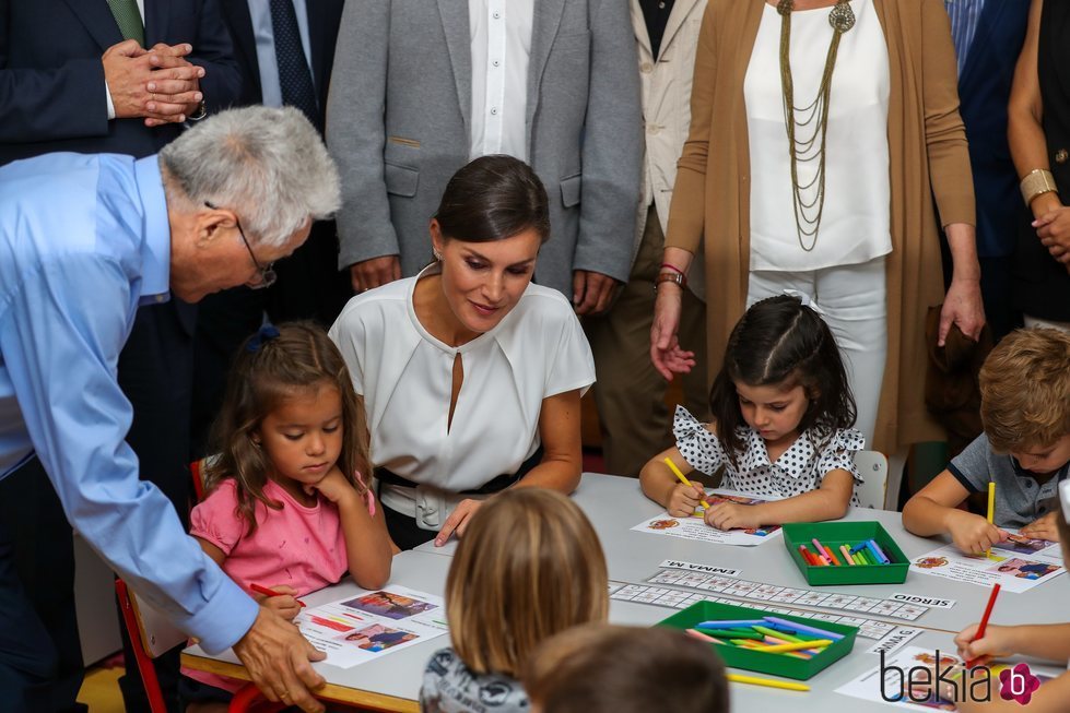 La Reina Letizia en la inauguración del curso escolar