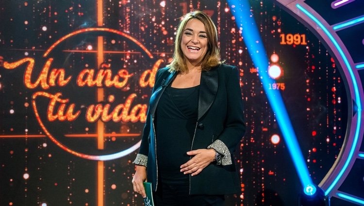Toñi Moreno luciendo orgullosa su embarazo en 'Un año de tu vida'