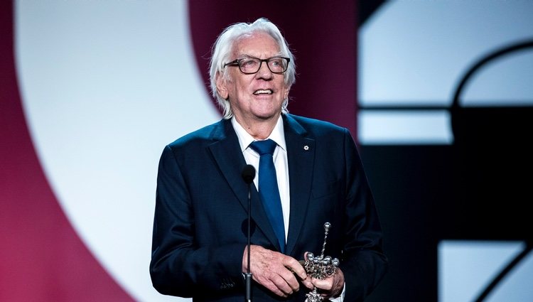Donald Sutherland recibe el Premio Donostia en el Festival de Cine de San Sebastián 2019