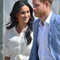 Los Duques de Sussex en su visita a Tembisa