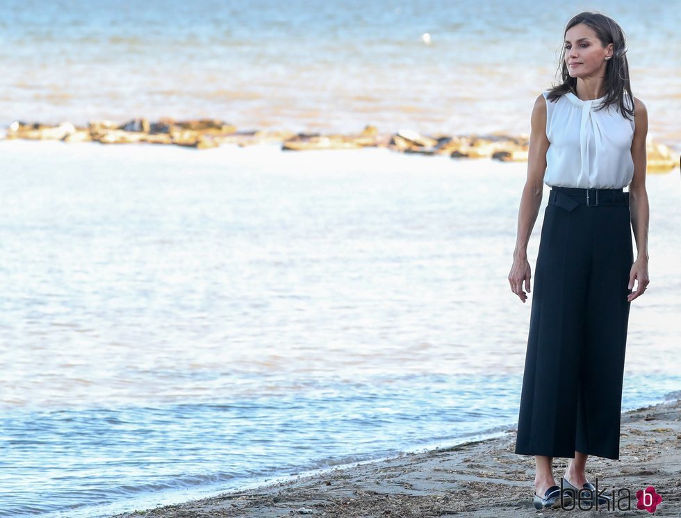 La Reina Letizia en su visita oficial a Los Alcázares