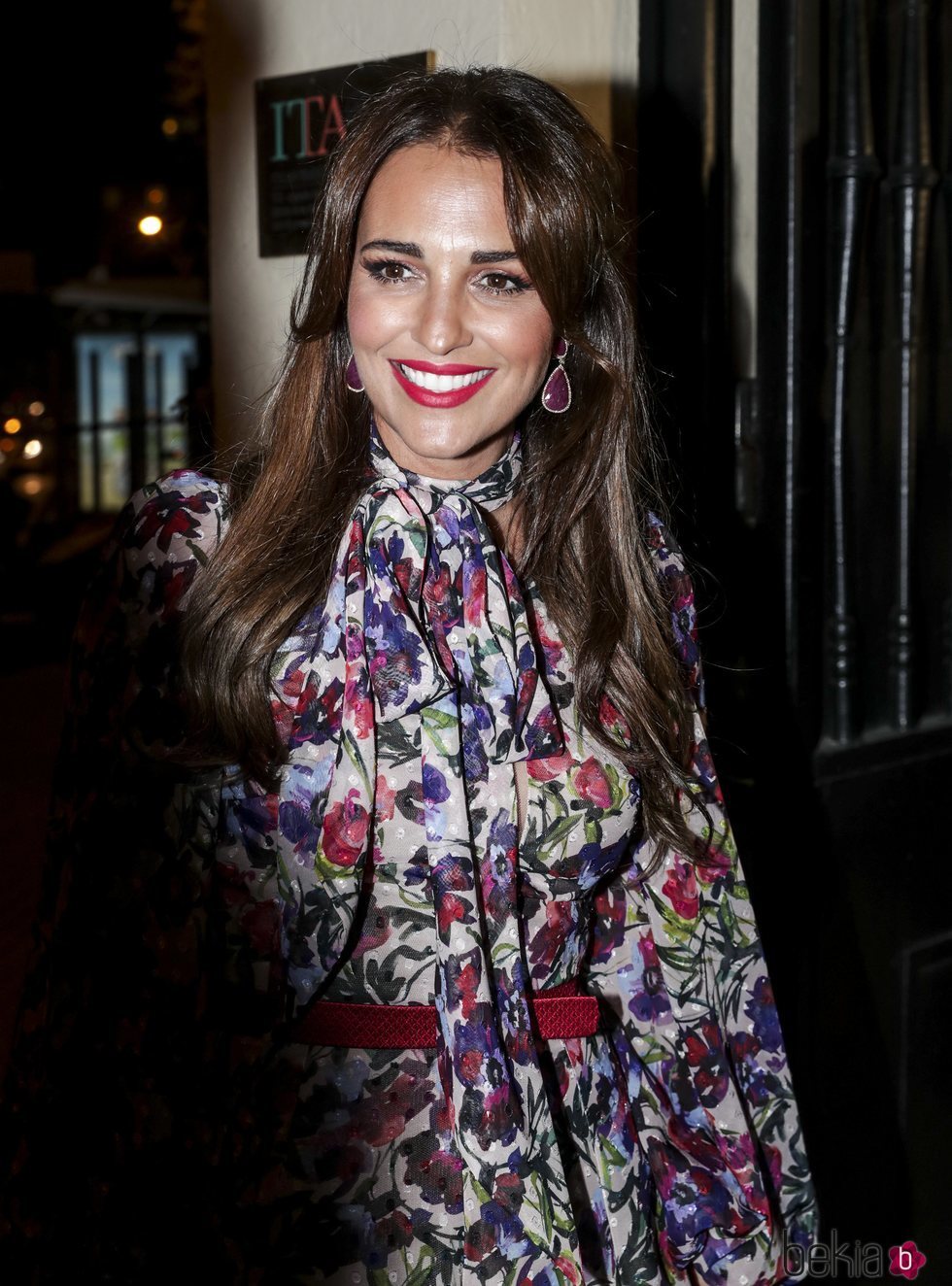 Paula Echevarría en la fiesta del 25 aniversario de Tacha Beauty