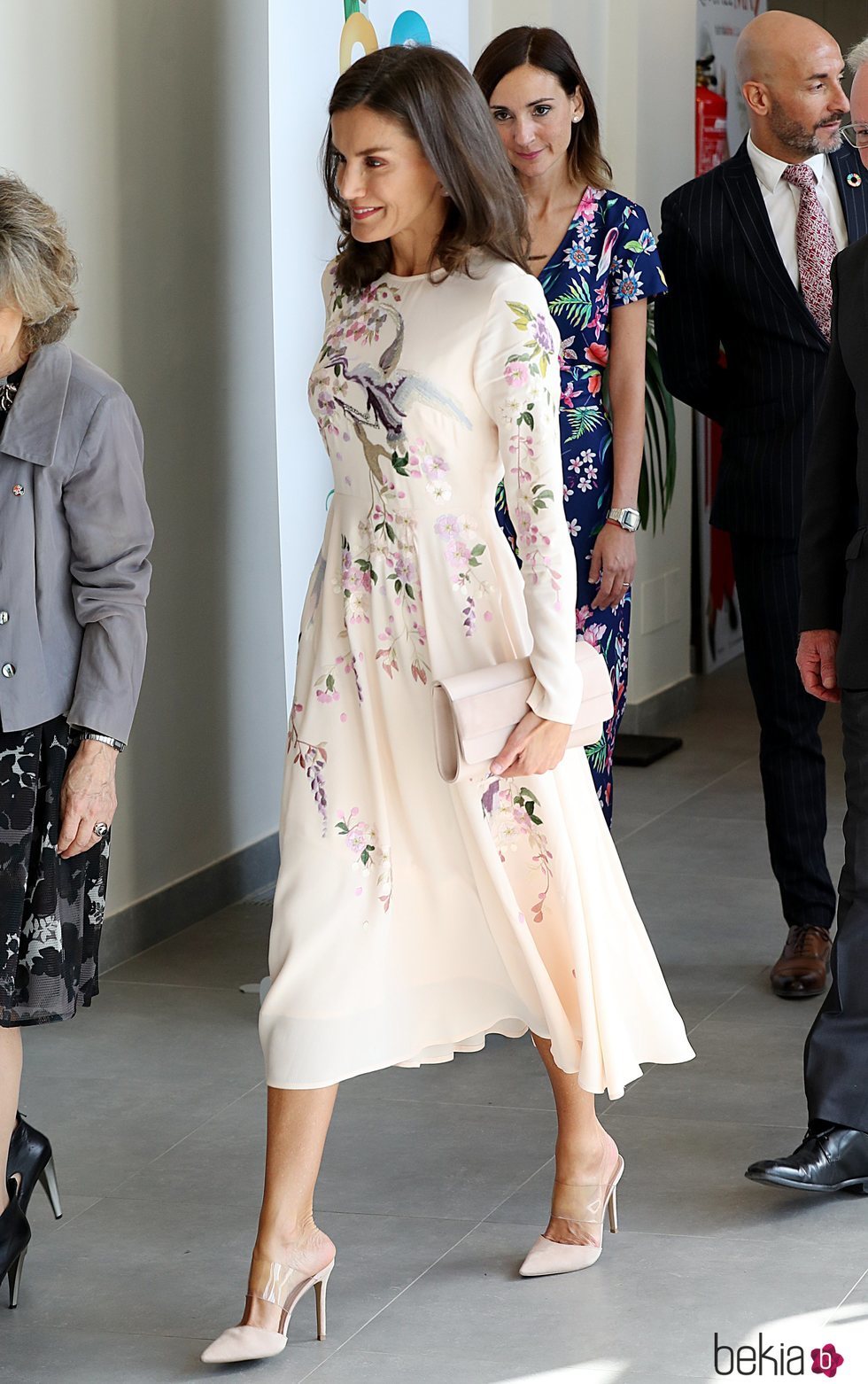 La Reina Letizia en un evento por el Día Mundial de la salud Mental