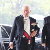 El Príncipe Carlos en la entronización de Naruhito de Japón