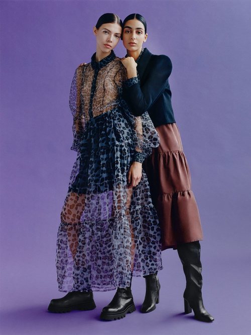 Maxi vestido transparente de la colección otoño/invierno 2019 de Zara TRF