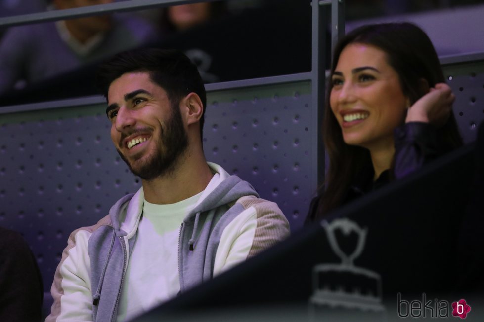 Marco Asensio y Sandra Garal en la Copa Davis 2019