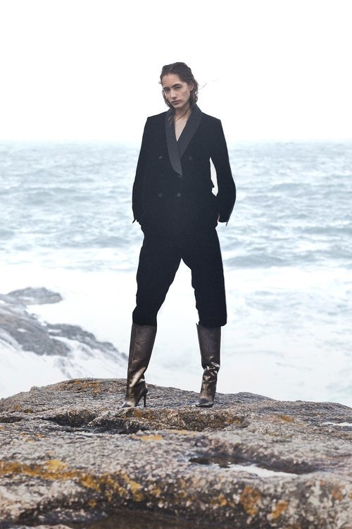 Botas doradas de la 'Blue Collection' de Zara