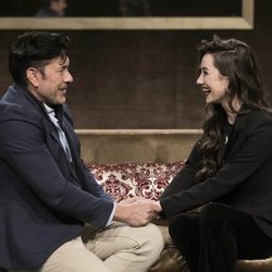 Adara Molinero con su padre en la gala 12 de 'GH VIP 7'