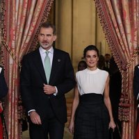 Los Reyes Felipe y Letizia en la recepción por la Conferencia sobre el Cambio Climático