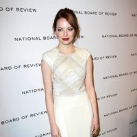 Emma Stone en los premios de la Sociedad Nacional de Críticos de Cine