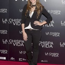 Leire Martínez en el estreno de 'La chispa de la vida'