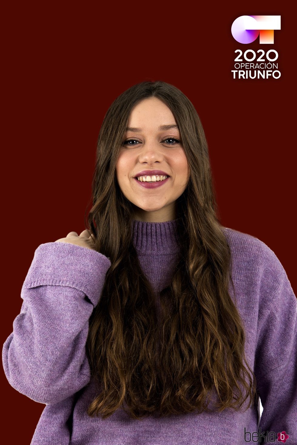 Eva en el posado oficial de 'OT 2020'