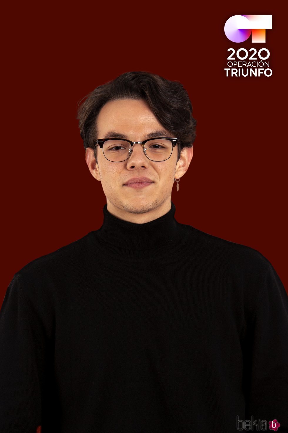 Flavio en el posado oficial de 'OT 2020'