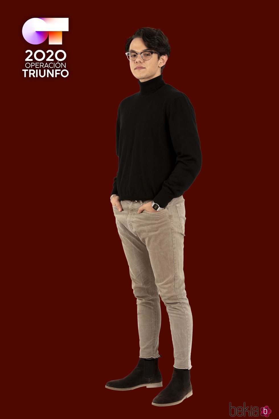 Flavio en la foto oficial de 'OT 2020'