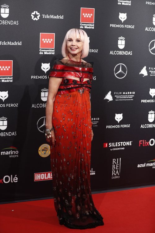 Victoria Abril, muy esperpéntica en los Premios Feroz 2020