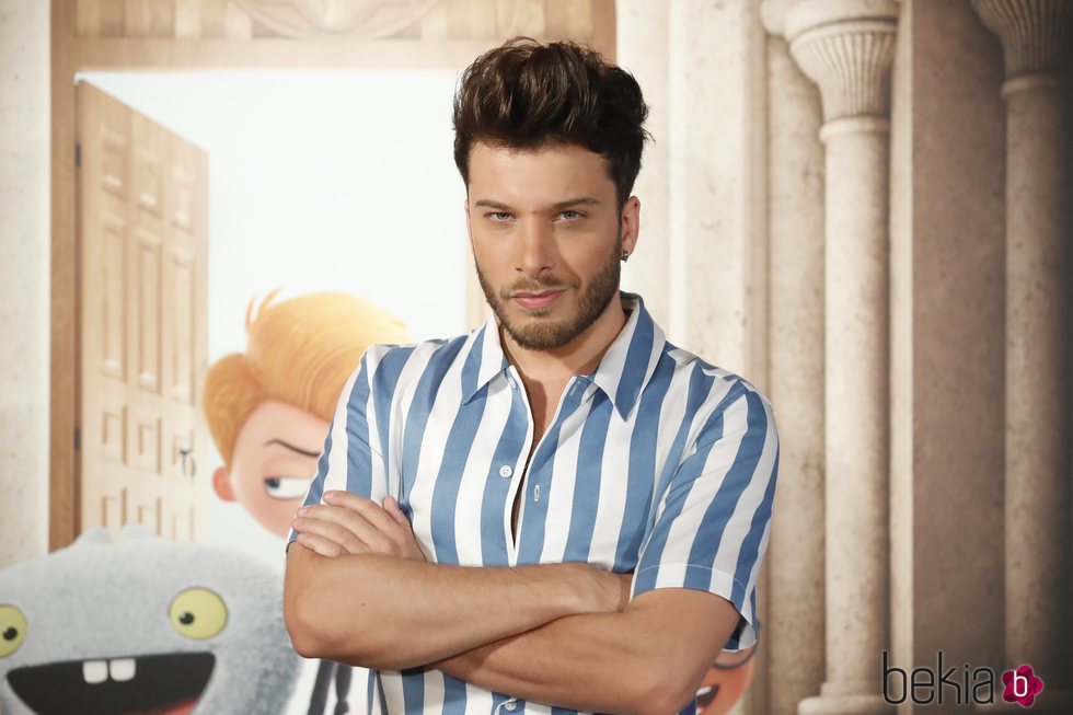 Blas Cantó en la presentación de 'Ugly Dolls'