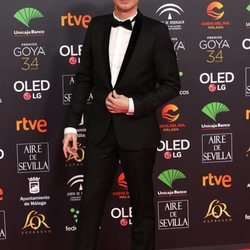 Canco Rodríguez en la alfombra roja de los Goya 2020