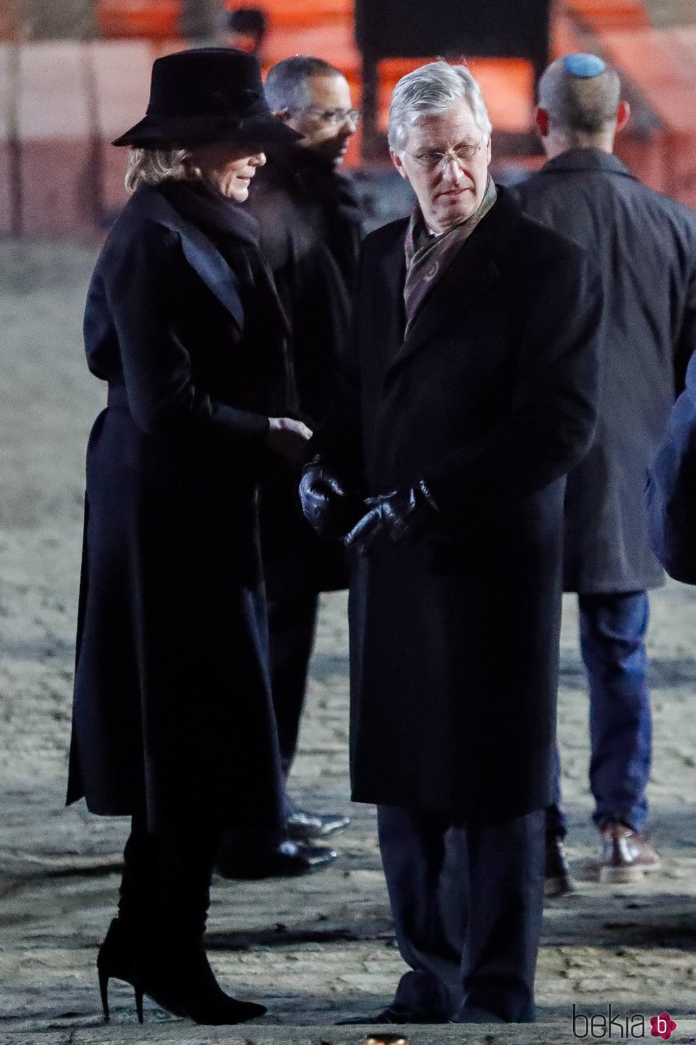 Felipe y Matilde de Bélgica en el 75 aniversario de la liberación de Auschwitz-Birkenau