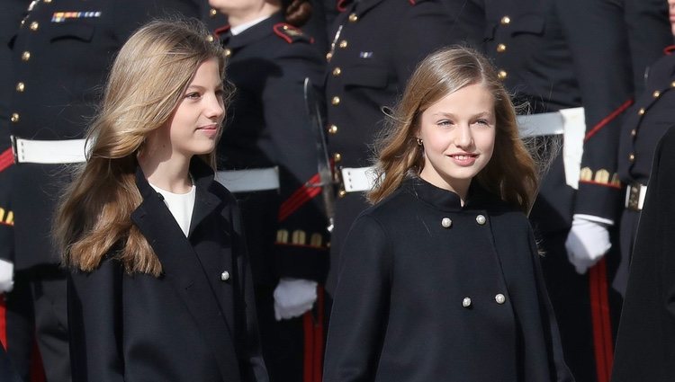 La Princesa Leonor y la Infanta Sofía en la Apertura de la XIV Legislatura