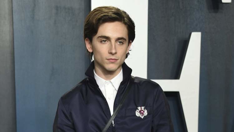 Timothée Chalamet en la fiesta de Vanity Fair tras los Oscar 2020