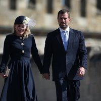 Peter Phillips y Autumn Kelly en Windsor