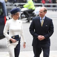 El Príncipe Eduardo y Sophie Rhys-Jones en el Día de la Commonwealth 2020