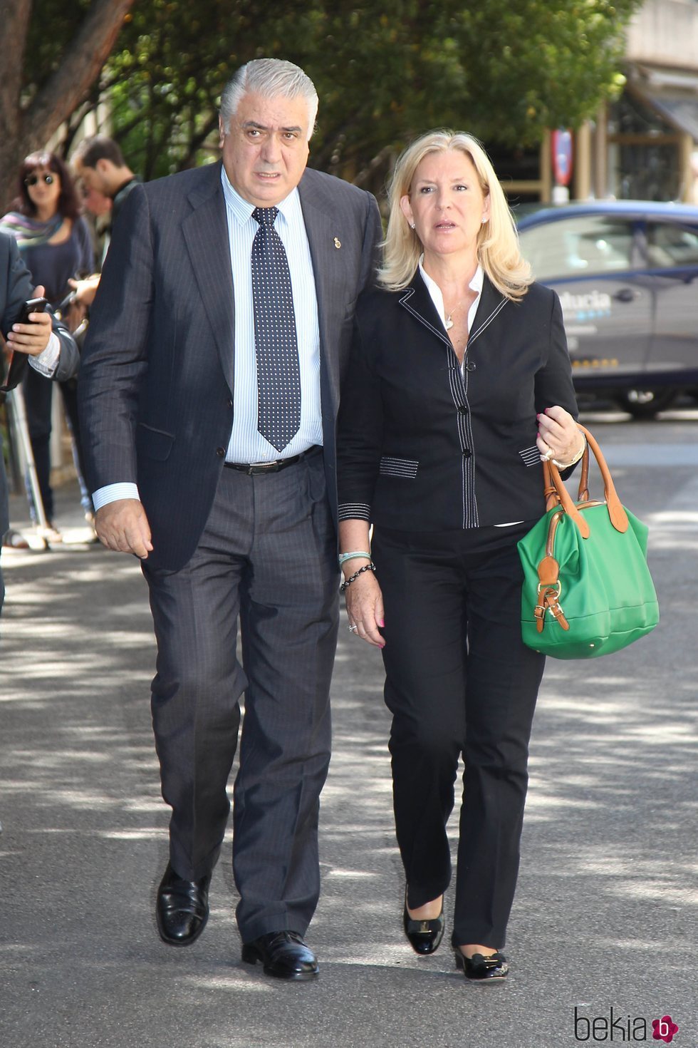 Lorenzo Sanz junto a su mujer Mari Luz
