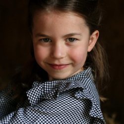 La Princesa Carlota en su quinto cumpleaños
