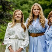 Las Princesas Ariane, Amalia y Alexia de Holanda en su posado de verano 2020