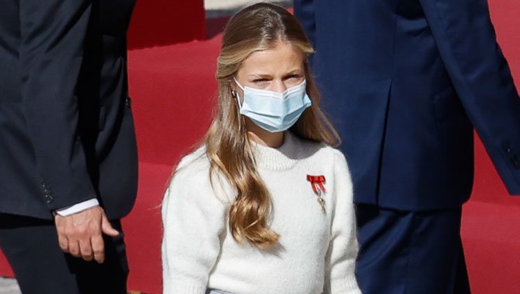 La Princesa Leonor en la celebración del Día de la Hispanidad 2020