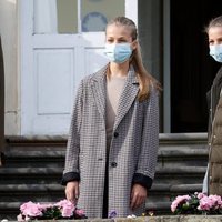 La Princesa Leonor y la Infanta Sofía en Somao, Pueblo Ejemplar de Asturias 2020