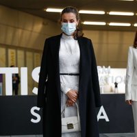 La Reina Letizia en el minuto de silencio por el Día de la Eliminación de la Violencia contra la Mujer
