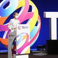 La Reina Letizia durante su discurso en la inauguración del Tourism Innovation Summit en Sevilla