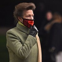 La Princesa Ana en un encuentro con voluntarios y trabajadores esenciales en Windsor Castle