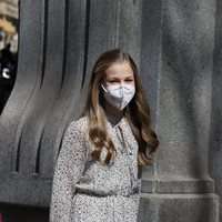 La Princesa Leonor en su primer acto oficial en solitario en el Cervantes
