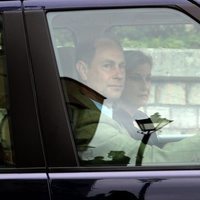 Los Condes de Wessex llegando al castillo de Windsor tras la muerte del Duque de Edimburgo
