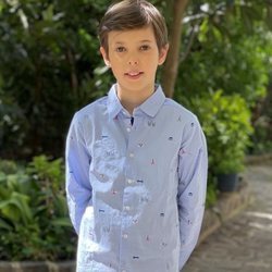 Enrique de Dinamarca en la celebración de su 12 cumpleaños