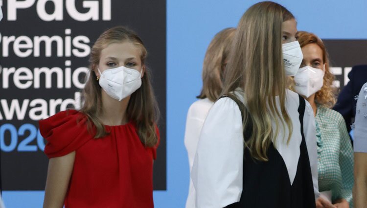 La Princesa Leonor y la Infanta Sofía en los Premios Princesa de Girona 2020 y 2021