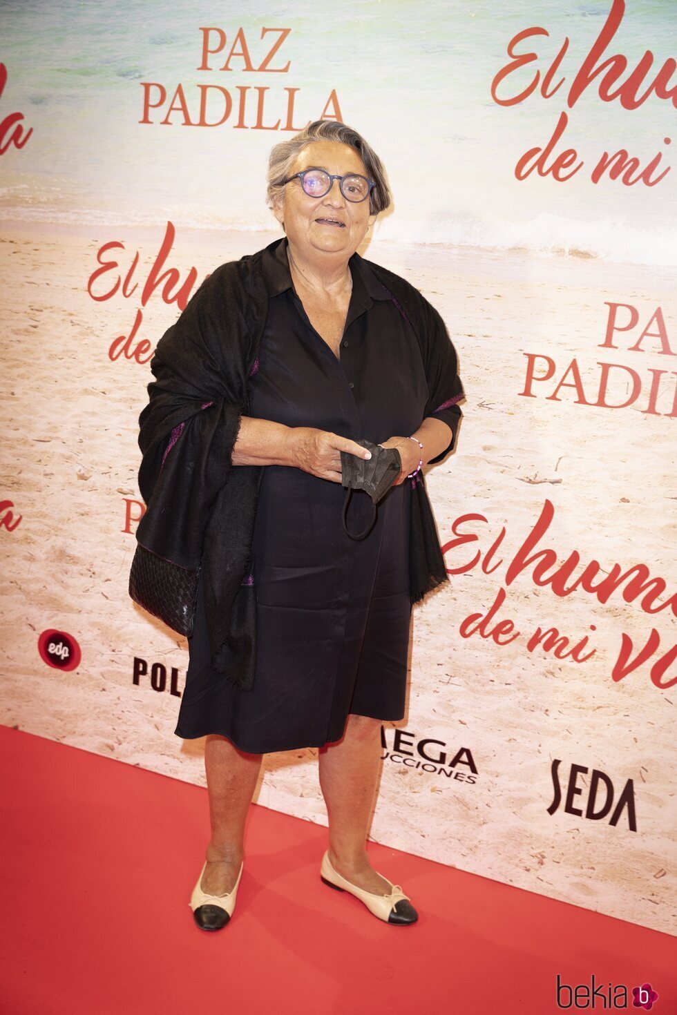 Elena Benaroch en el estreno de la obra de teatro 'El humor de mi vida'